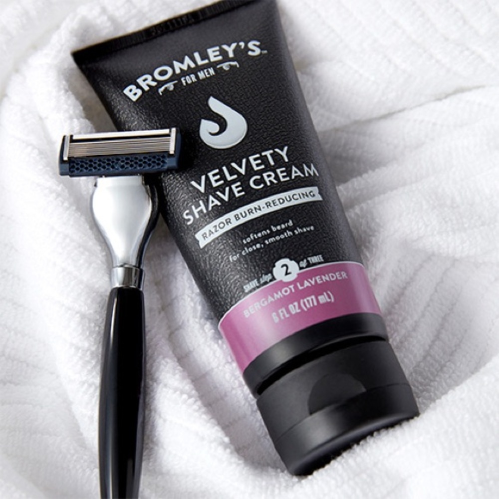 BROMLEY’S Bergamot Lavender Velvety Shave Cream for Men